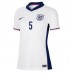 Camisa de time de futebol Inglaterra John Stones #5 Replicas 1º Equipamento Feminina Europeu 2024 Manga Curta